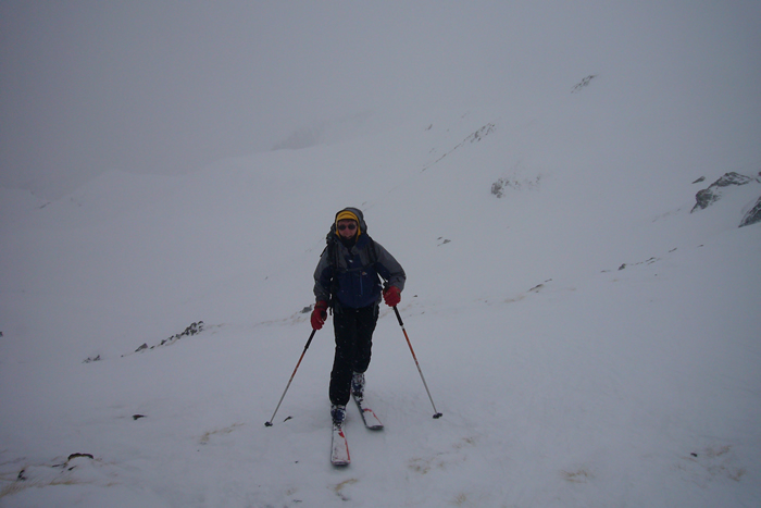 Col Longet : Arrivée au col vers 11h