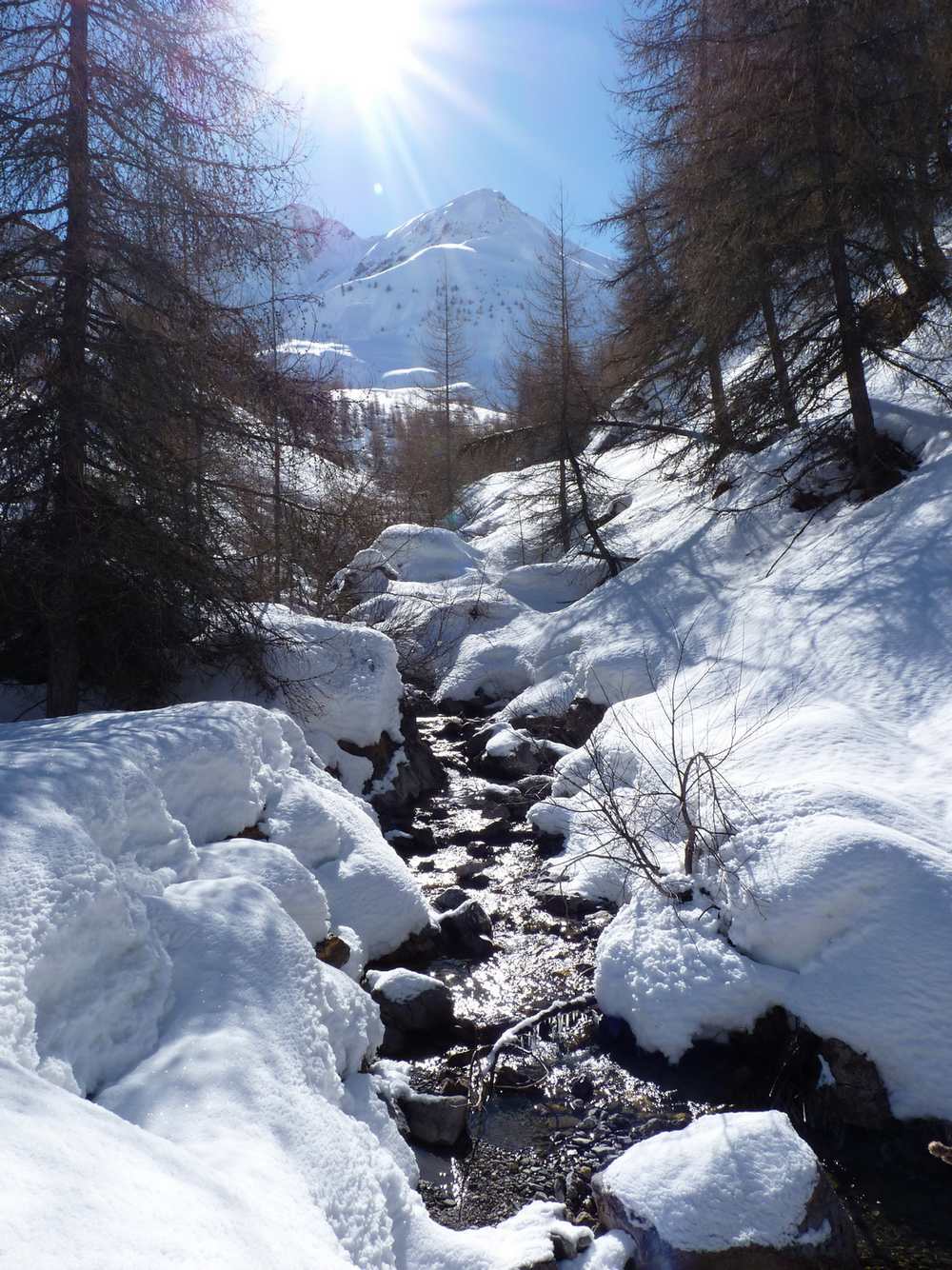 Retour : Par le torrent du Lautaret