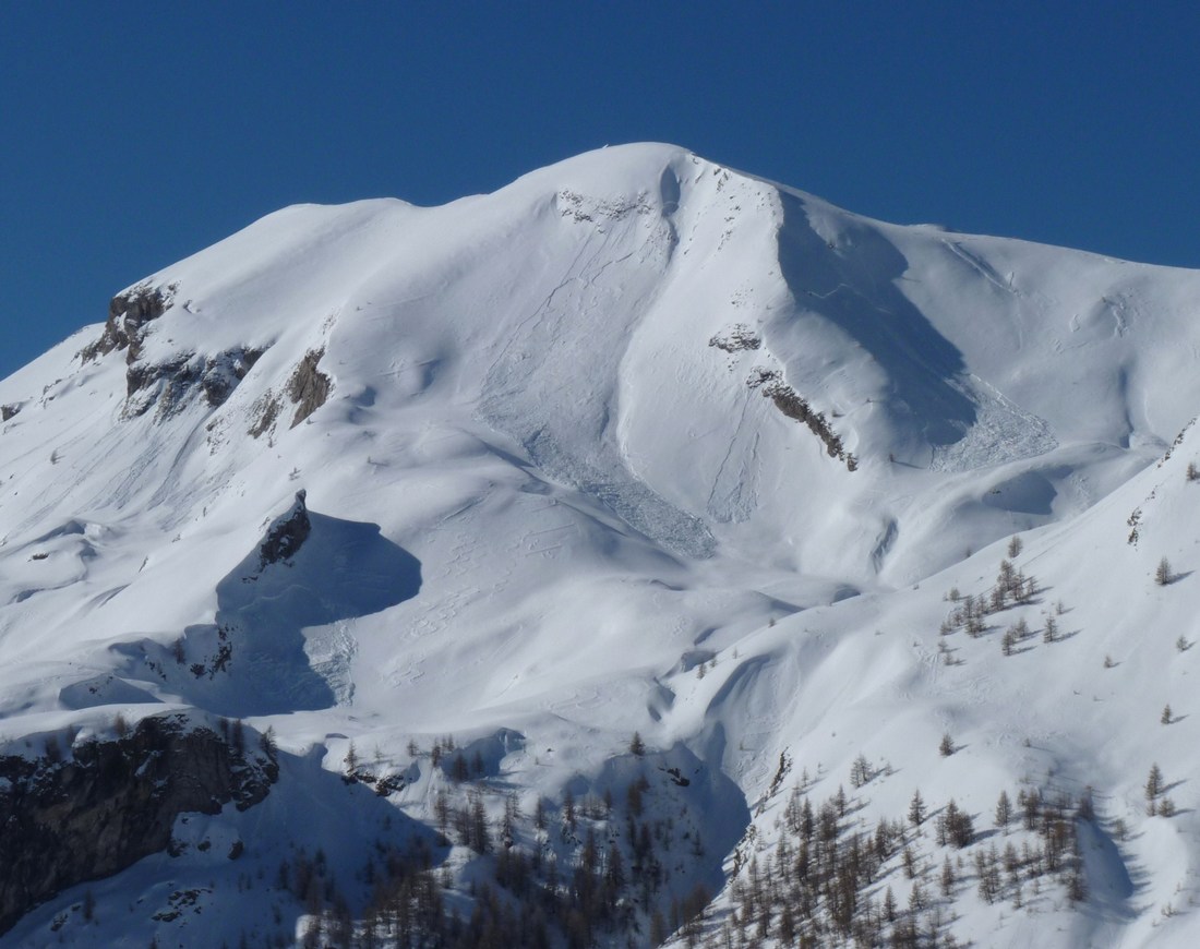Crête de Bonaparre : Exposition Nord et Nord est bien purgé