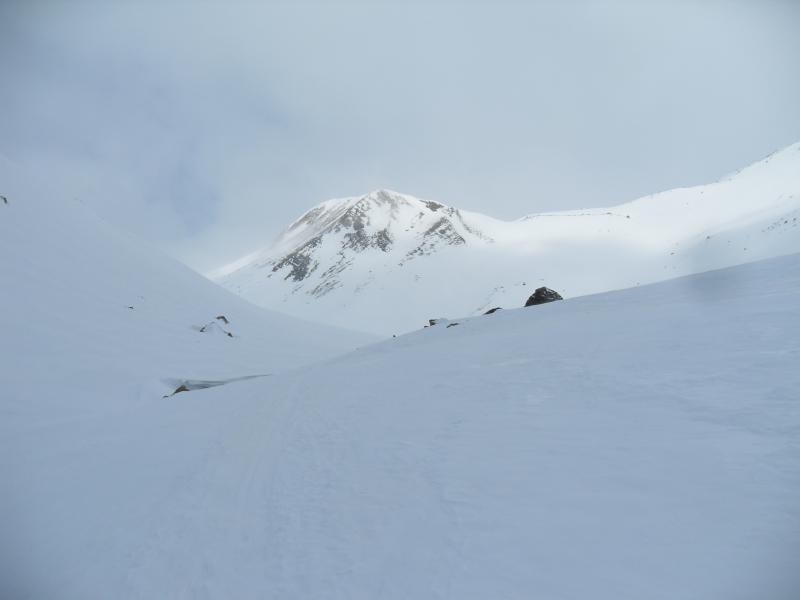 Col d'Arsine : Pradieux avec un rayon de soleil