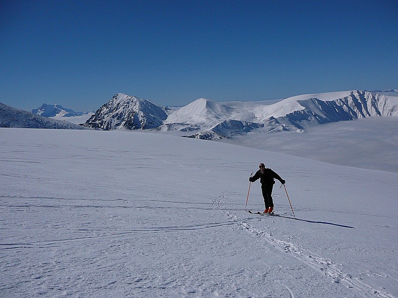 côte des Salières : Charlie fuyant la mer de nuages