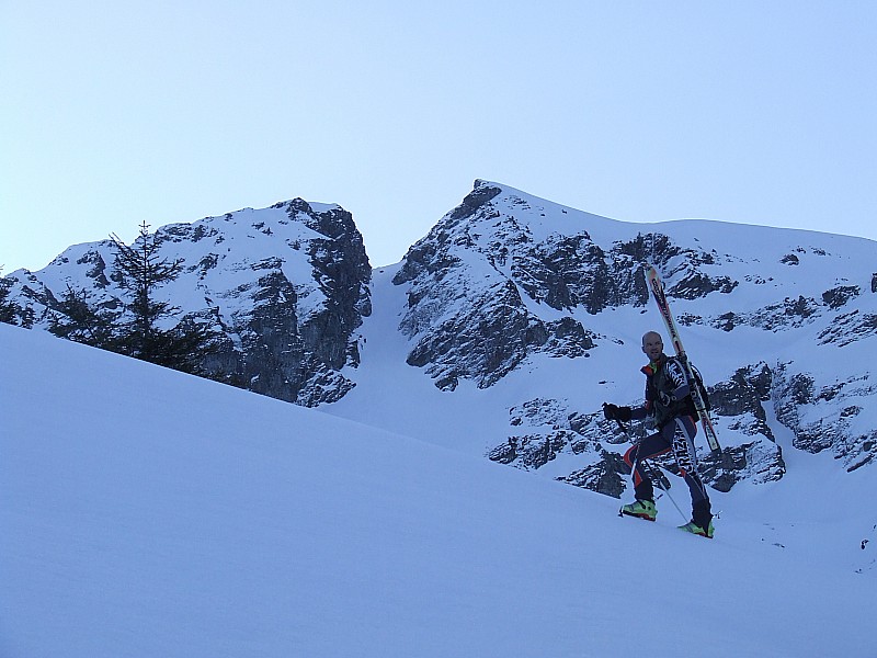 Mettre les skis : l'objectif du jour :