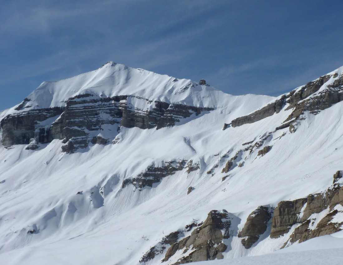 07 Pointe sud de la Vénasque : Versant nord et col de Clémens