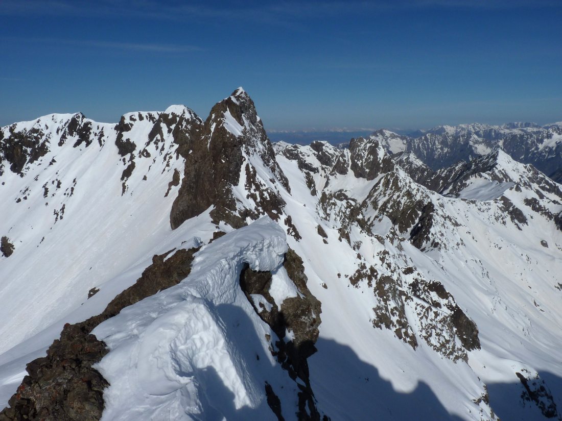 Pic de mal Cros et : Col de fond Froide