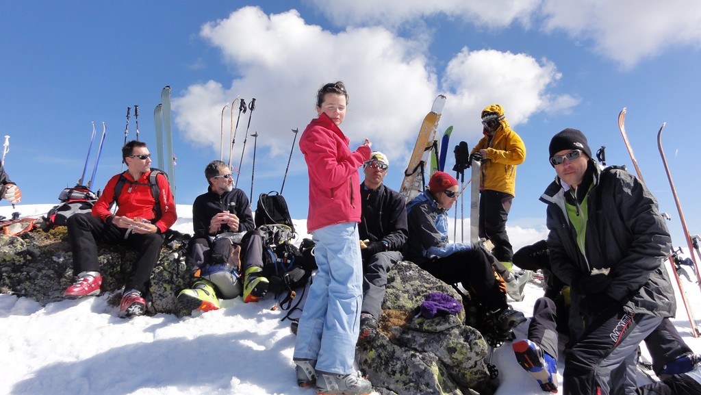 groupe : au sommet