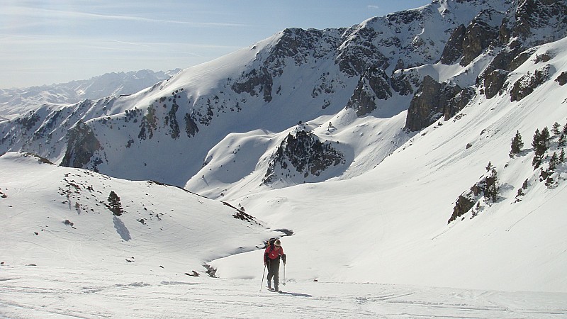 Bonne accroche  sous les skis