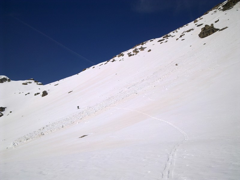 final vers le Col : la neige chauffait fort