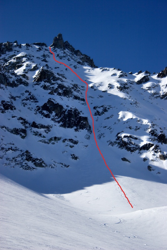 itineraire de descente : FN du Gd Crozet