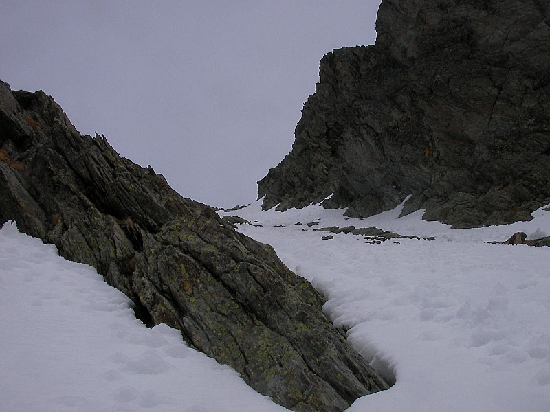 Le couloir : Un peu ravagé mais pas mauvais à ladescente