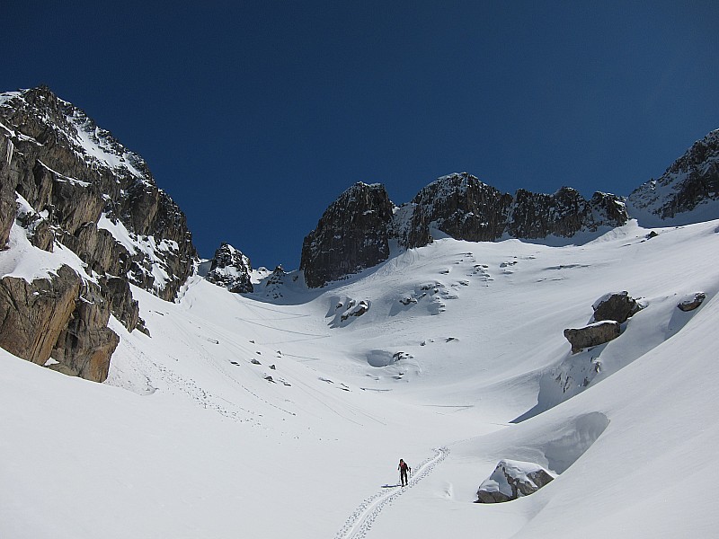 Col de Contraix : versant W
