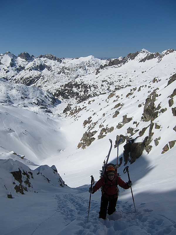 Col de Contraix : trace confortable