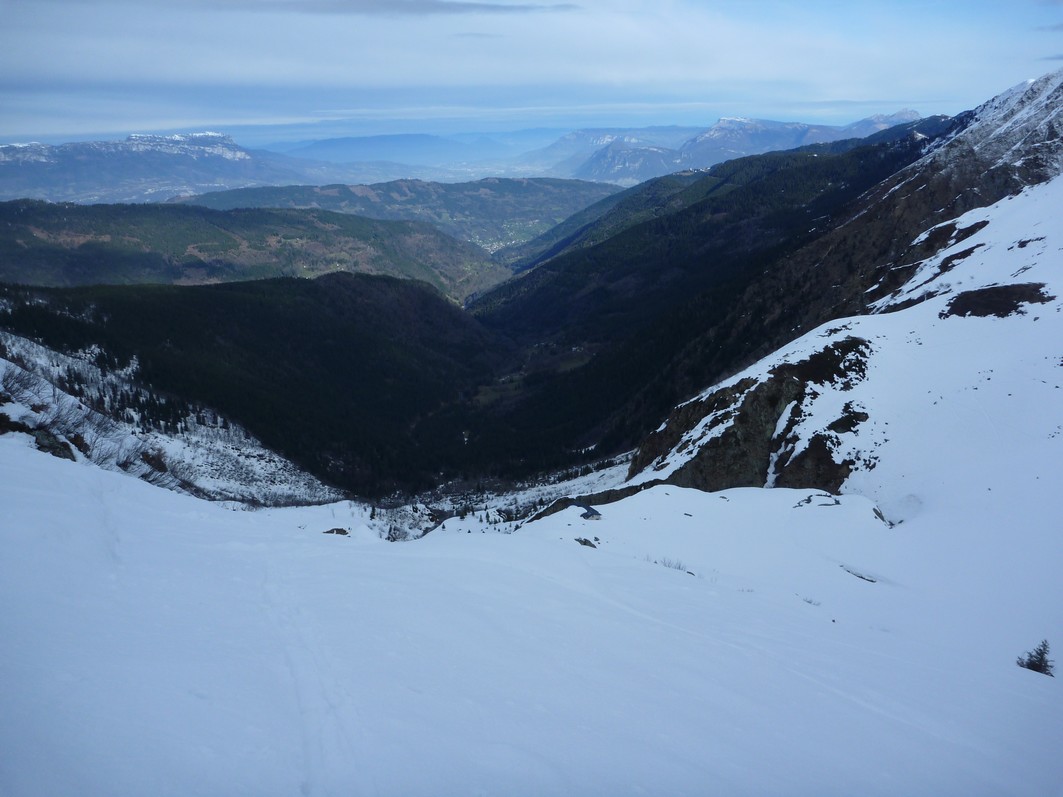 oule : les vallons en enfilade