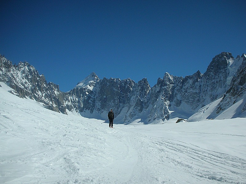 Col du Tour Noir : Descente du glacier d' Argentière