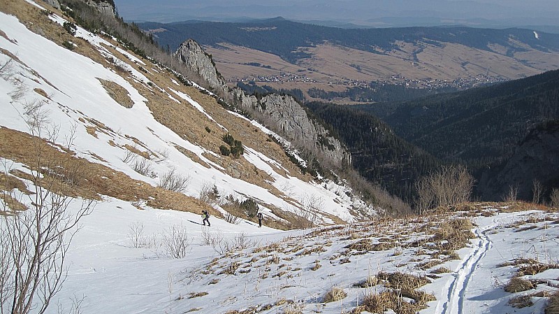 Tatras : montée au Siroké sedlo au dessus de la Slovaquie