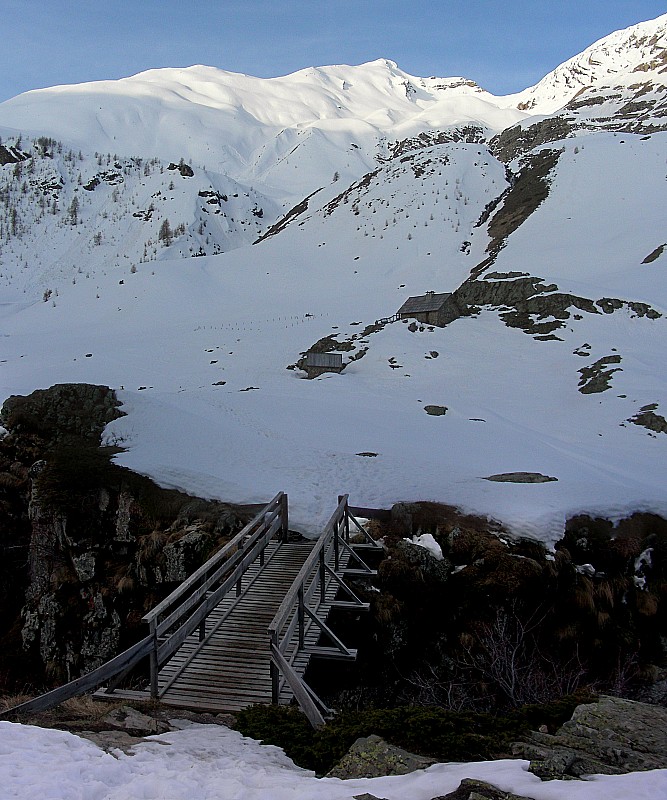 Le Saut du Laire : L'itinéraire prévu initialement en toile de fond... Quelques regrets