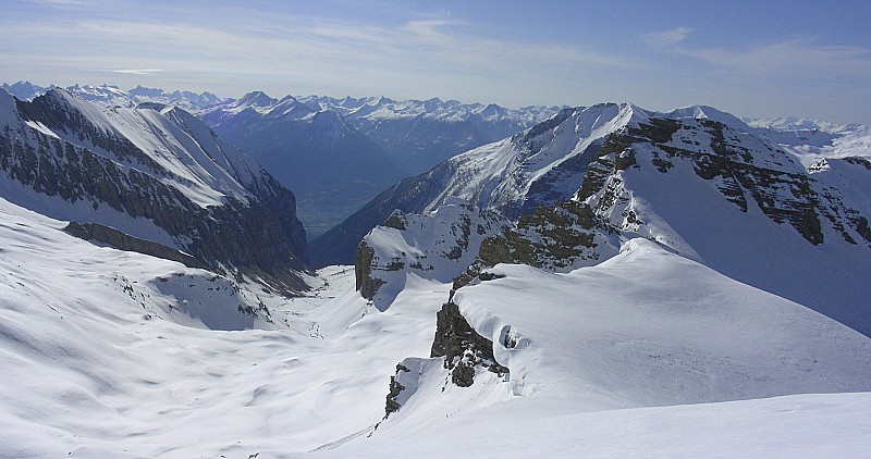 Vallon du Distroit : Panorama entre Queyras et Embrunnais