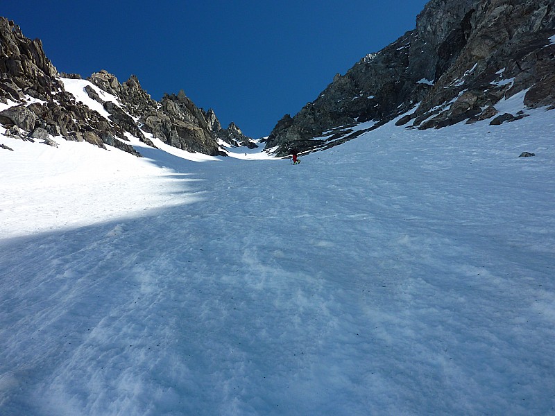 Montée : Partie inférieure du couloir.