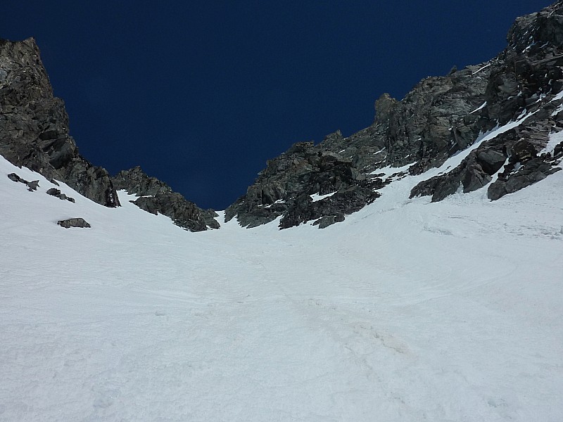 montée : Etroiture en vue.