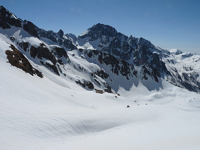 Cime ouest de Fenestre. : Caire Colomb,Grand Capelet et Ponset.