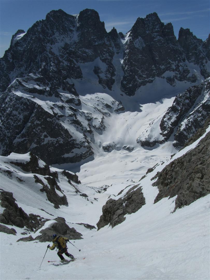 descente : en bas du couloir