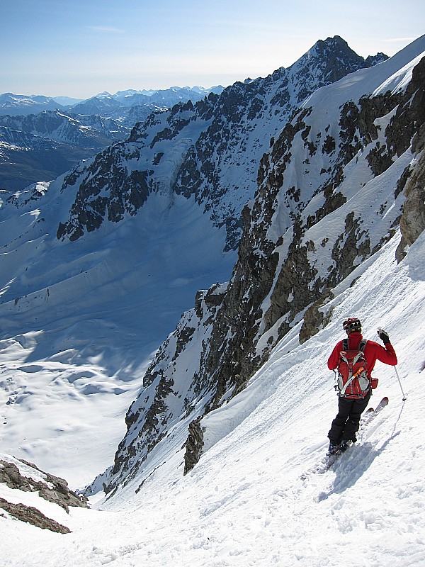 Brèche Cordier E : Le haut du couloir