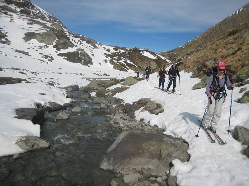 Chaussage : Puis c'est le chaussage, on ne quittera la neige qu'à Zermatt !
