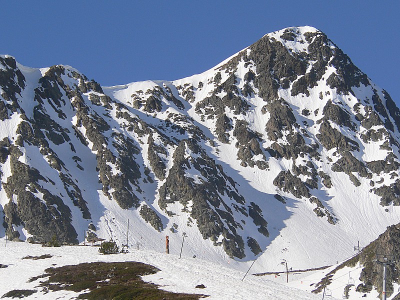 Pic Negra d'Envalira : Coté Pas de la Casa