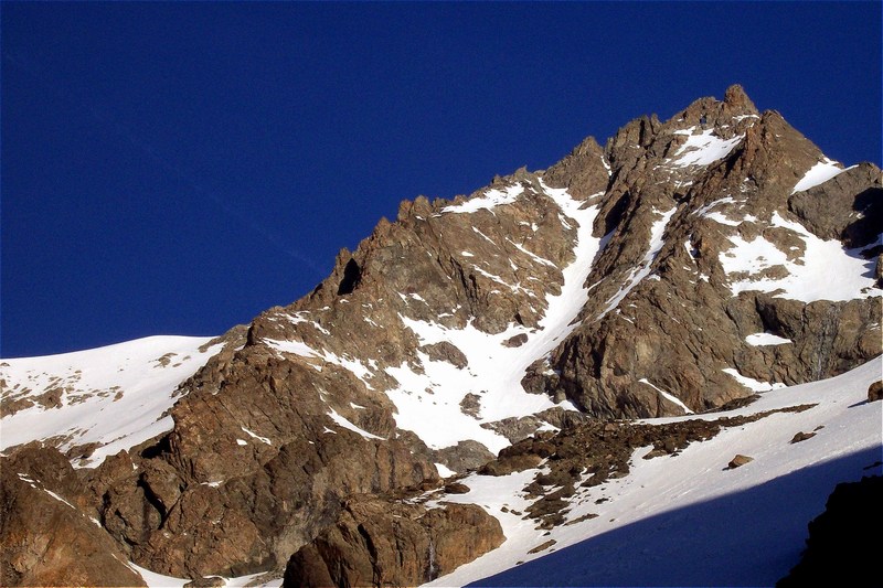 Le couloir vu du bas : C'est encore long...