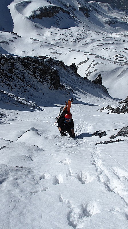 Etroiture : Le passage en glace.