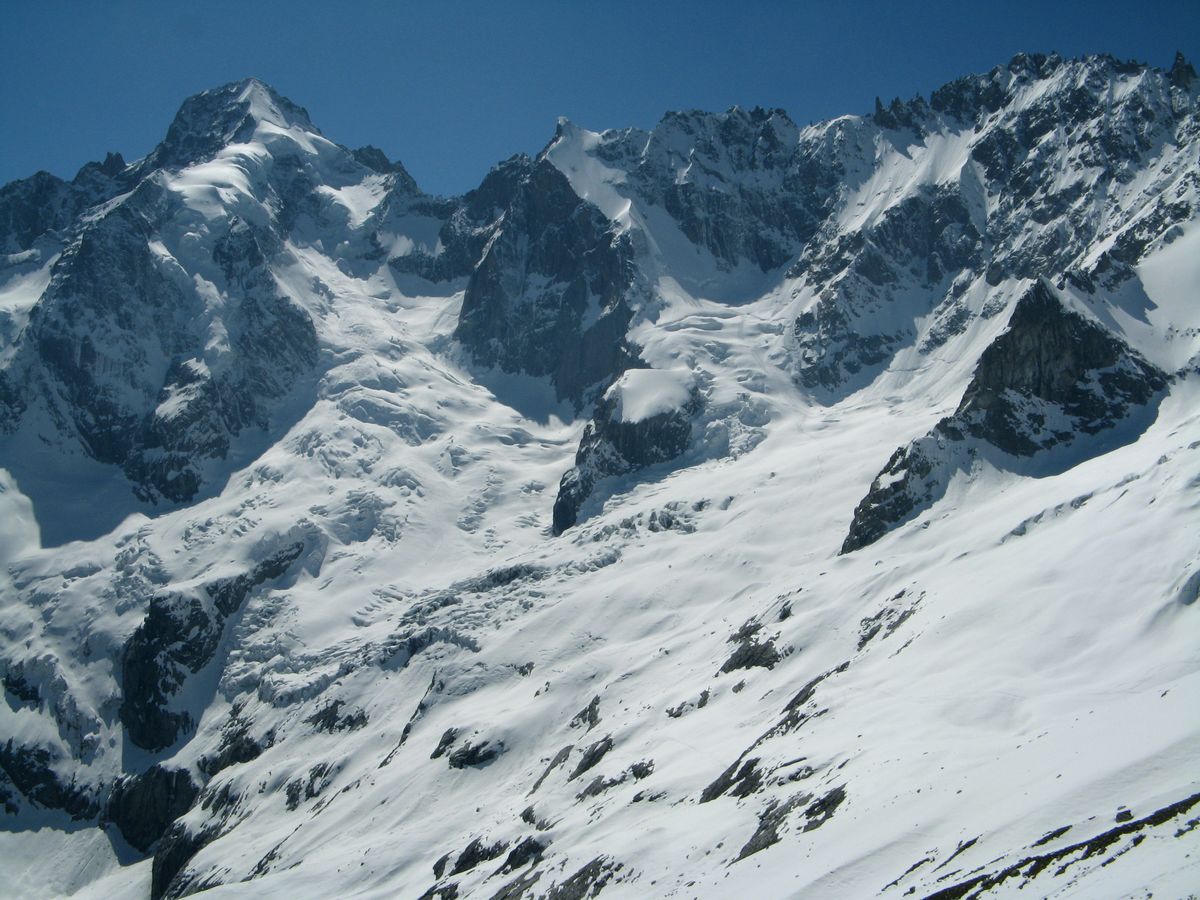 Mont Dolent : On se lasse pas du paysage