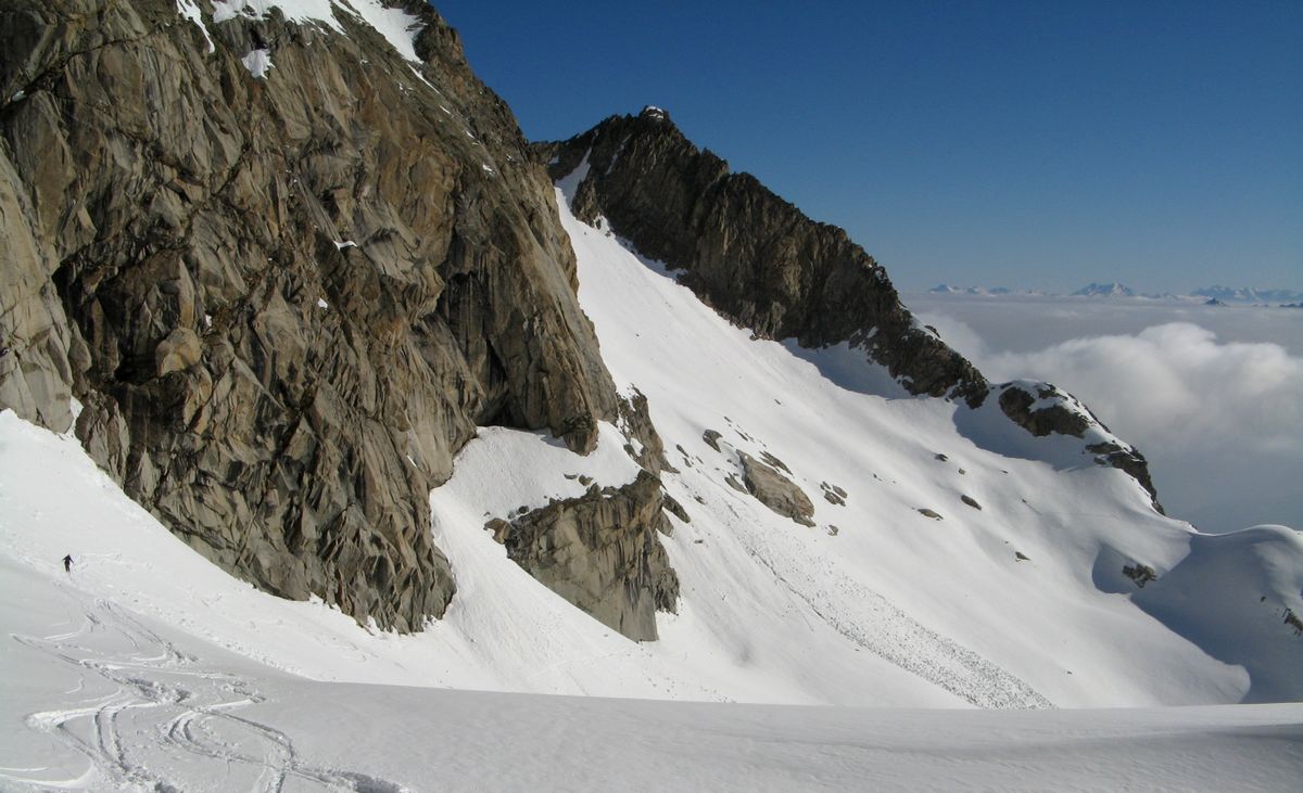 Col de Crête Sèche : Traversée vers Col de Crête Sèche à droite