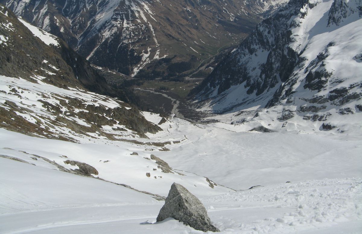Grande Lui : Le bas du glacier de l'A Neuve