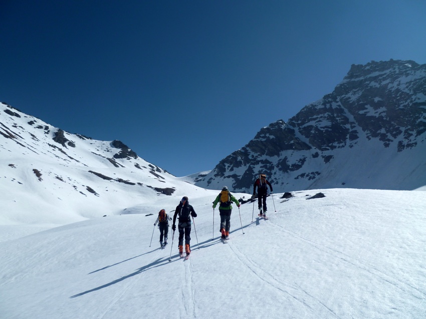 Le Col de la Fourche : Au fond de l'ancien Glacier d'Andagne