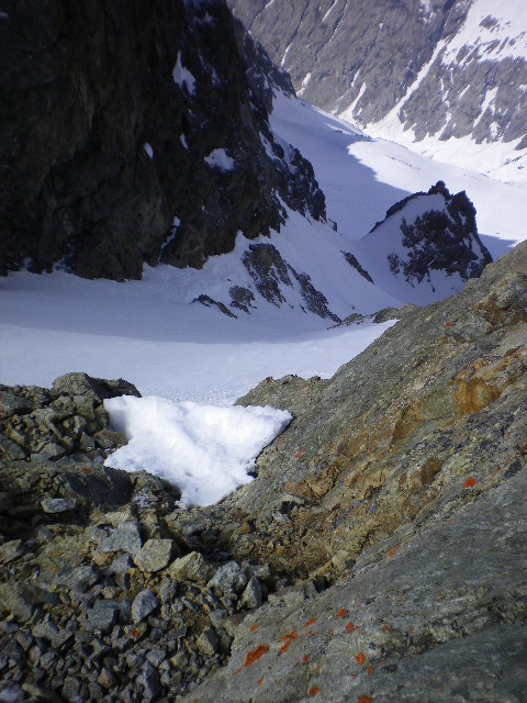 col du Clot des Cavales : c'est plus raide que sur la photo...
