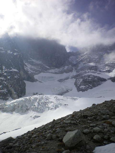glacier : du Clot des Cavales