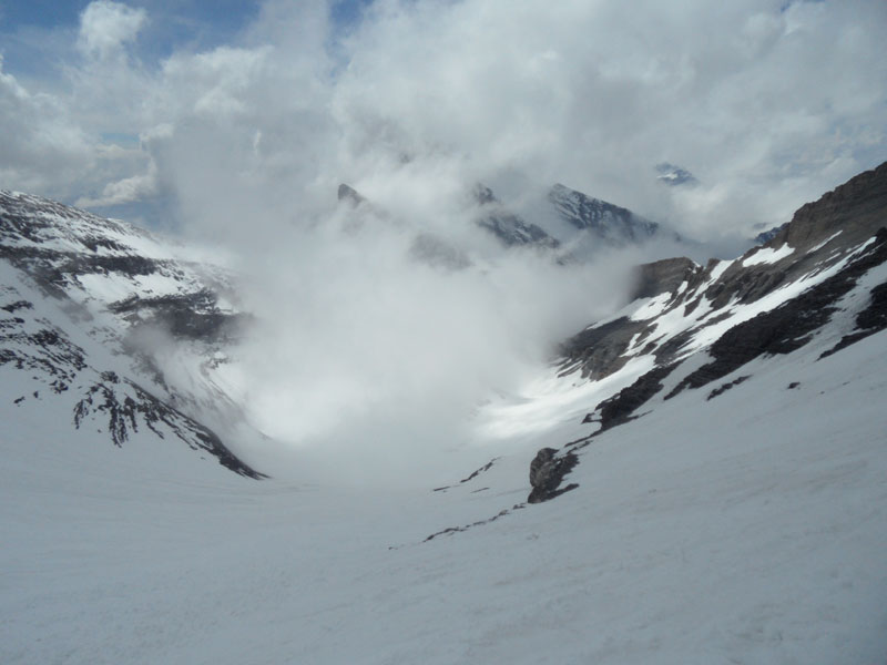 Balmhorn : Et même du bon ski maintenant !