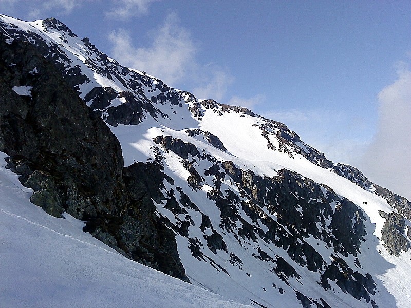 Cime de la Jasse : en direction des Dents de Bédinaface nord ouest