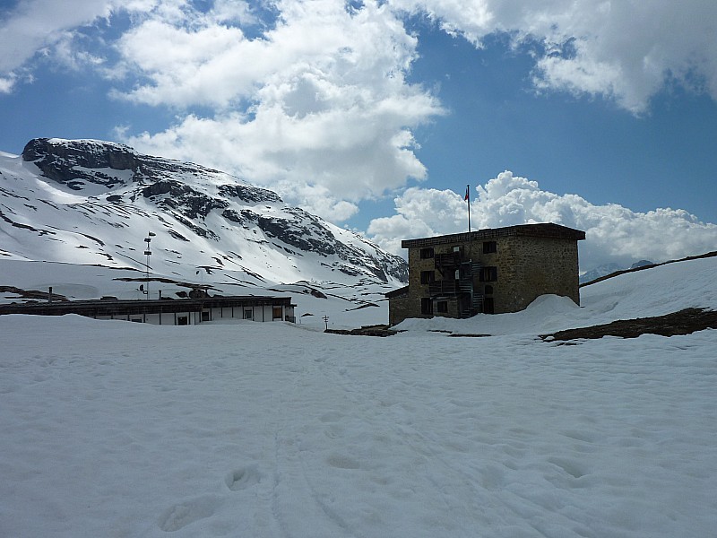 Grande Casse : Arrivée au refuge du col de la Vanoise