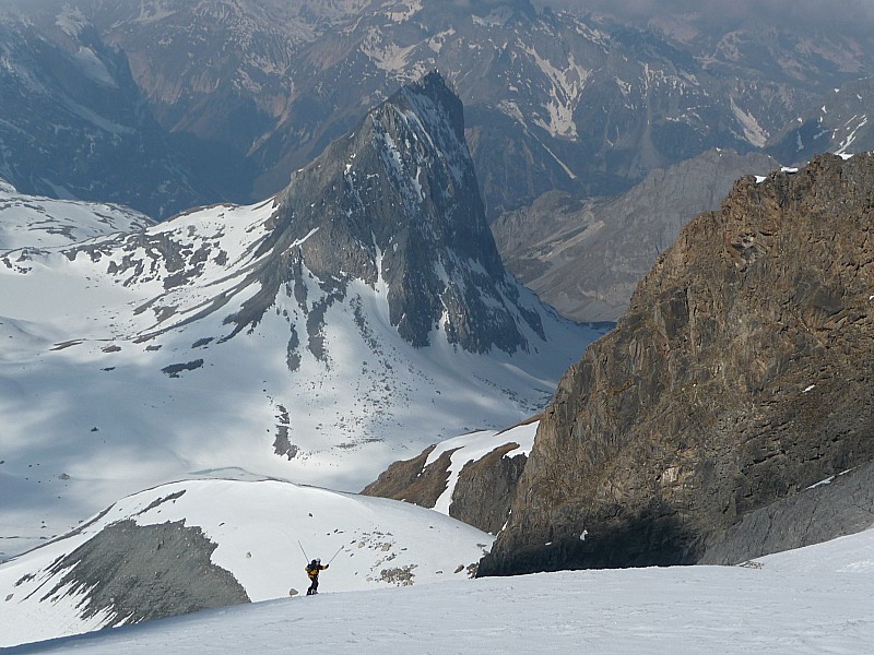 Grande Casse : Derrière moi, l'aiguille de la Vanoise