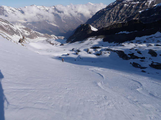 glacier Timorion : pas timorées, on prend pied sur le