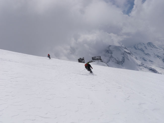 toujours personne : neige très agréable