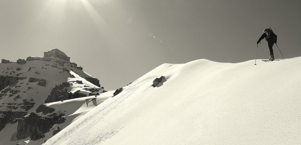 La Petite Tour du Lac : Au bout de l'arête, le sommet