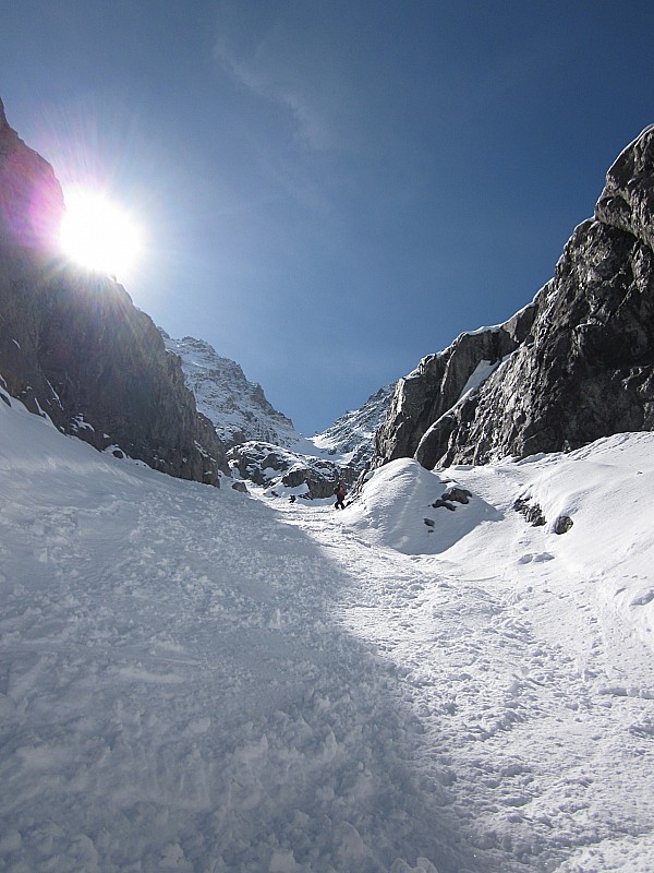 Couloir Nord Roche Faurio : Bon, là, c'est plutôt boulettes et croutée...