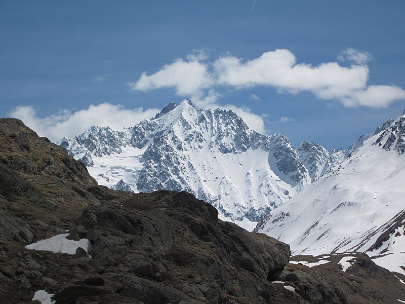 Couloir Nord Roche Faurio : Calotte des Agneaux et Piaget