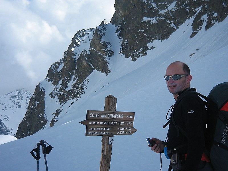Passo del Porco : le plus "bas" des 2 passages en neige, permettant de prendre pied sur L'altiplano del Baus.