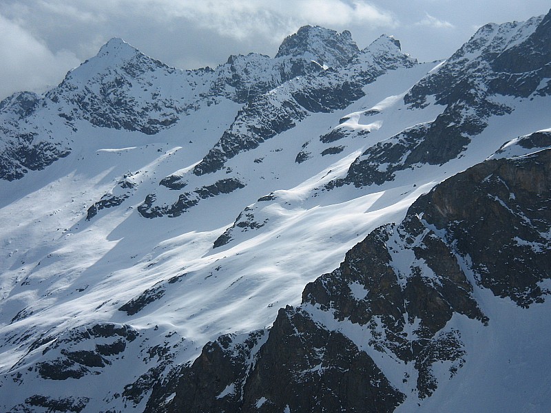 Altiplano del Baus : depuis la Rocca Barbis.