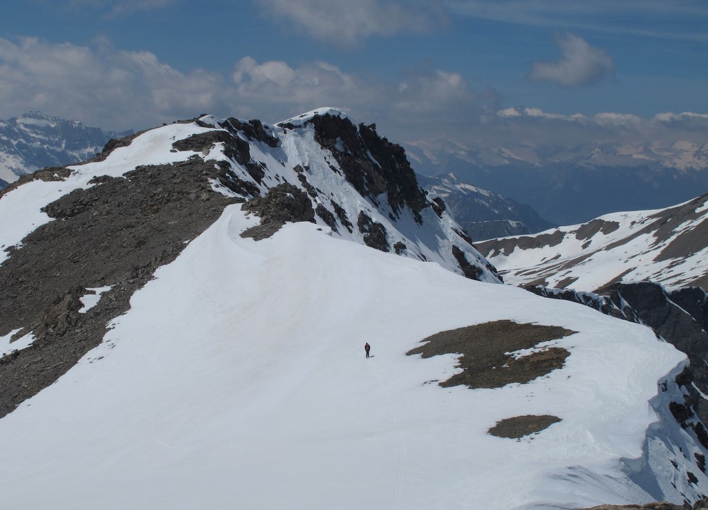 La Tête de la Cula... : ...depuis le sommet 3137m