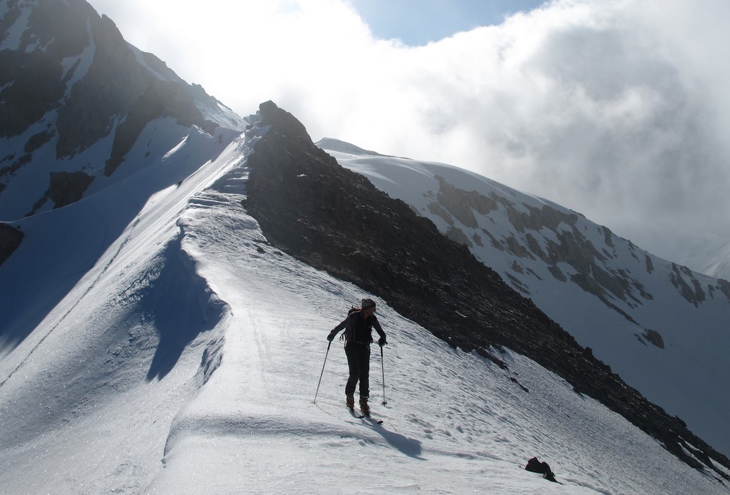 Col des Ugousses : Nébulosité sur l'Ubaye