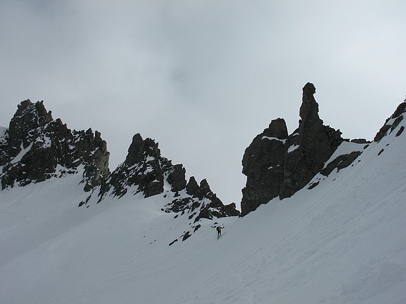 Col de la Bessanèse : Arrivée au col