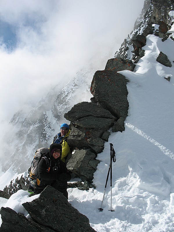 Col de la Bessanèse : Le ciel se dégage contre toute attente !